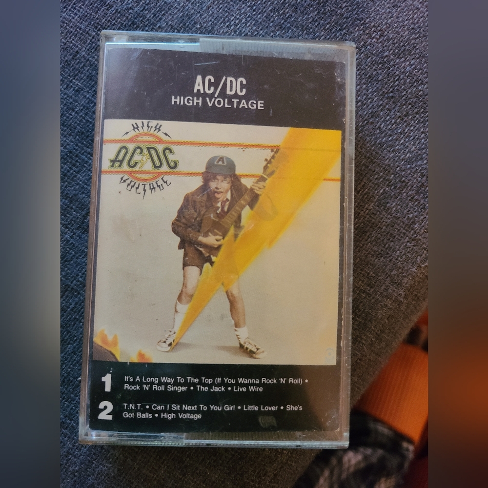 AC/DC High Voltage Cassette Tape